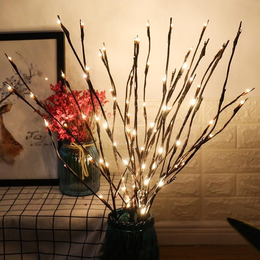 20LEDs LED Simulated Tree Branch Light Bendable Willow Branches Lights Fairy Lights  Bedroom