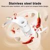 Bezdrátový elektrický mlýnek s ostrou čepelí Dobíjecí Mini velikost Víceúčelový 40W Výkonný mlýnek na česnek a maso Kuchyňský nástroj