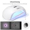 120W Nail Phototherapy Machine 36 UV LEDs Nail Polish Dryer Lamp Manicure Tool Salon Equipment