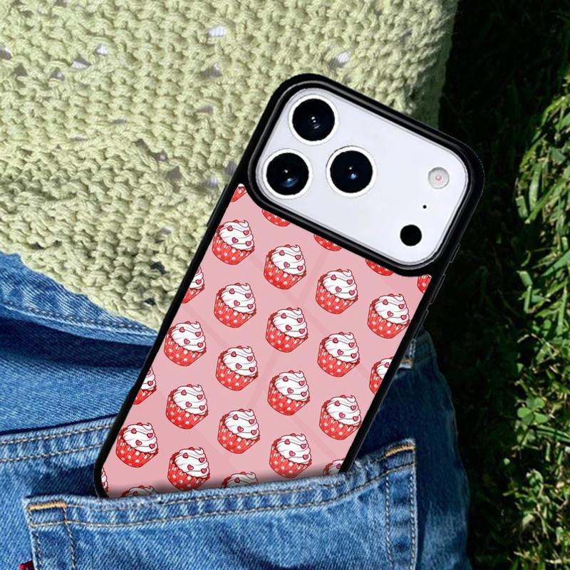 Cake Illustration Phone Case Cover for IPhone 11 12 13 14 15 16e 17 Pro Max Coque for IPhone 17 Air