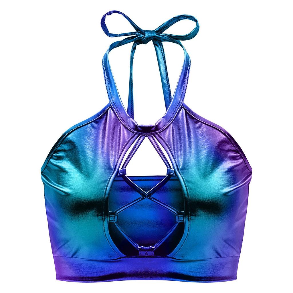 Women's Sexy Slim Fit Cutout Leather Camisole