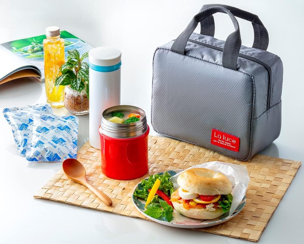 Takagi Metal Luce Cool Insulated Bag, Gray, NV-LULB-GR