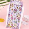Cute  3D Relief Stickers Cute Aesthetic Stickers Creative Magic Wand Gem Diamond Stickers Shiny Decoration Stickers