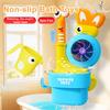 Retractable Bath Toy with Water Spray & Spinning Wheels Child Shower Play Set