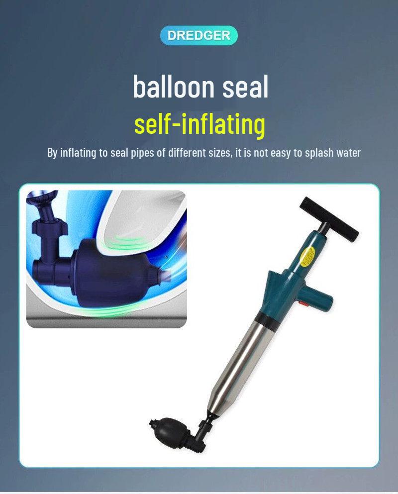 Universal Clog-Busting Plunger for Toilets and Drains