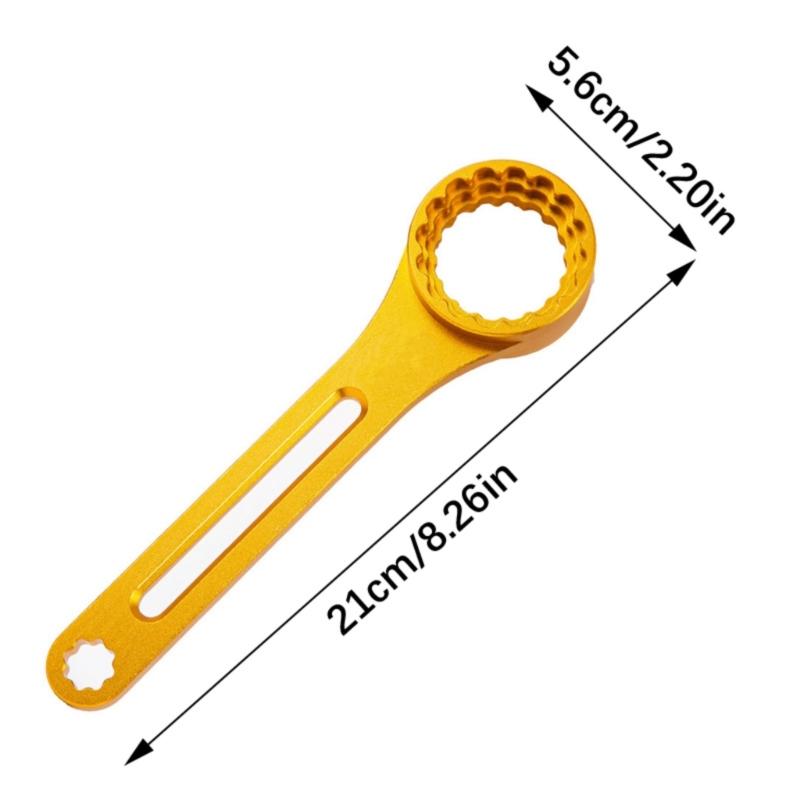 Precisions Bicycles Bottom Bracket Wrench Bikes Maintenance Tool with Smooth Handle Grip, Cycling Bottom Bracket Spanner