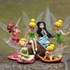 New Selling 6Pcs/Set Anime Tinkerbell Fairy Tales Girls Tinker Bell Pvc Action Figures Toys