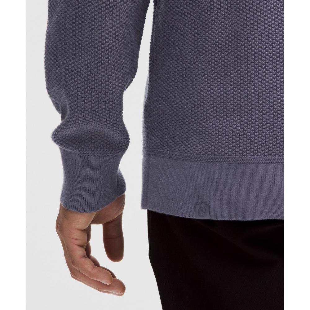 Lululemon Textured Knit Crewneck Sweater Grape Mist