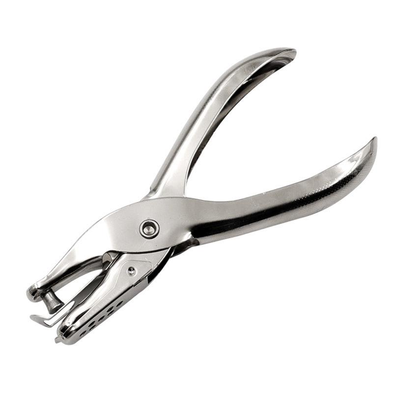 Single Hole Puncher, 6mm/3mm Diameter, Punches 1-8 Sheets, One-Handed Use