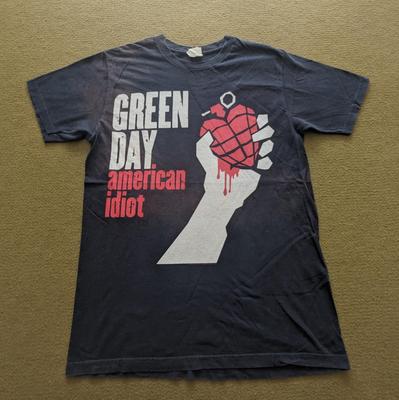 Camiseta Vintage de la Banda GREEN DAY American Idiot