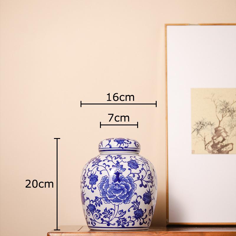 

Blue and White Porcelain Ceramic Vase Table Decoration Ornaments Flowers Arrangement Classical Floral Vases Room Aesthetic Decor синій