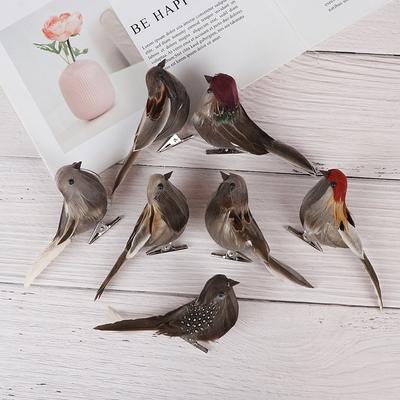 1 τεμ DIY Cute Artificial Bird Foam Vividly Feather Mini Tit Craft Birds Emulation Decoration Model Sparrow