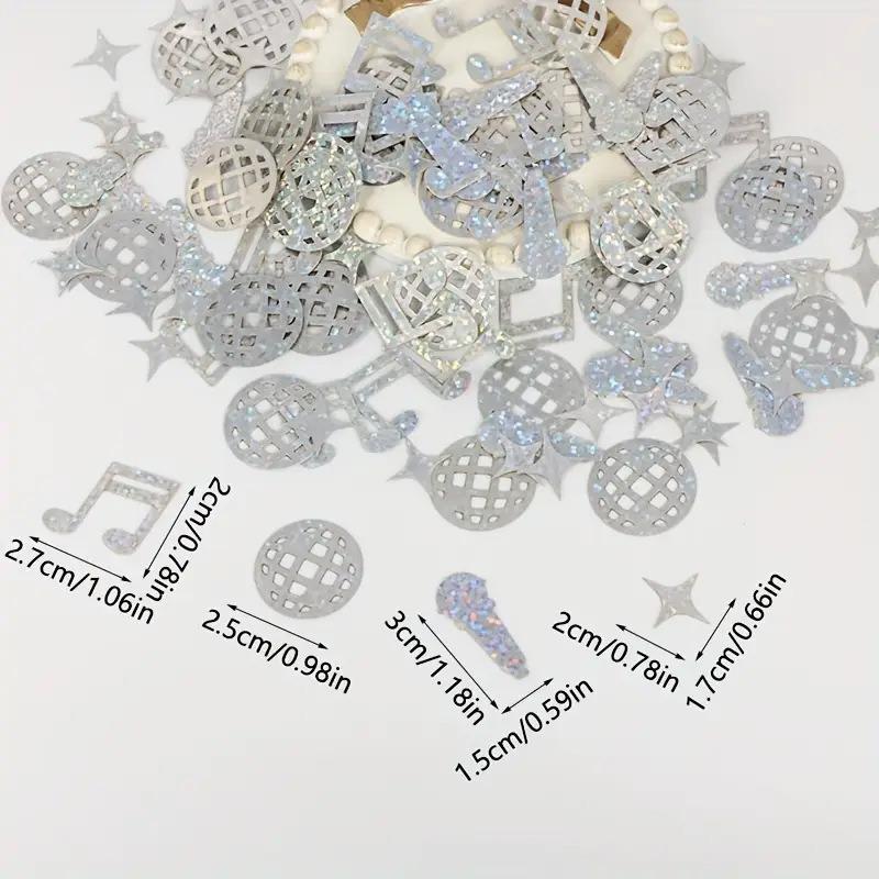 

Disco Ball Shaped Cardboard with Colorful Sequins, Confetti, Birthday Party Decorations Thrown Away