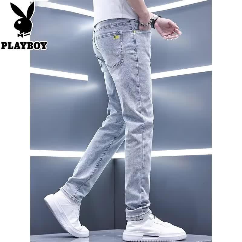 PLAYBOY Men s Slim-Fit Straight Stretch Casual Jeans 31