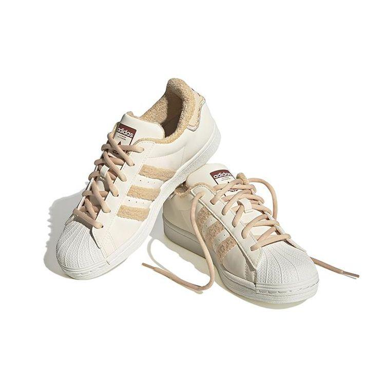 Adidas Originals Superstar Leather Low-Top Sneakers Women Sneakers Brown GY2527