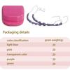 2Pcs Cartoon Cat Dental Metal Braces Archwire With Hooks Metal Bracket And Ligature Ties Colorful Temporary Tooth Decoration