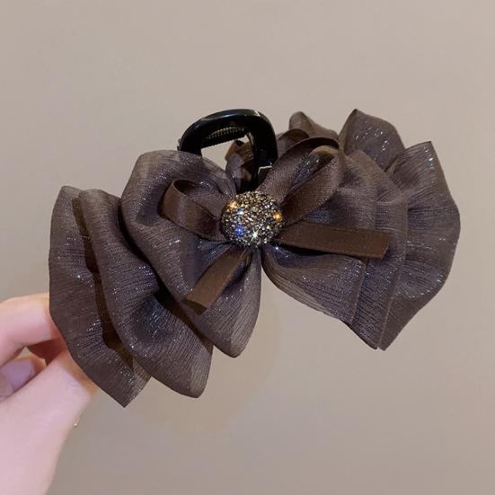 Women Hair Clip Faux Feather Decor Anti-slip Teeth Back Head Hair Claw Cartoon Styles Shark Hair Clip Hair Accessories