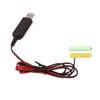 Universelles 3V LR03 AAA Dummy-Batterie-Eliminator USB-Netzkabel, 2 Stück 1,5V Batterie-Ersatzadapter