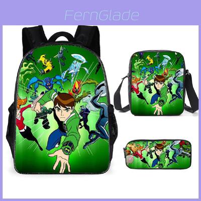 Ben Print Design Childrens Backpack Set With Waterproof Oxford Fabric For School Use
