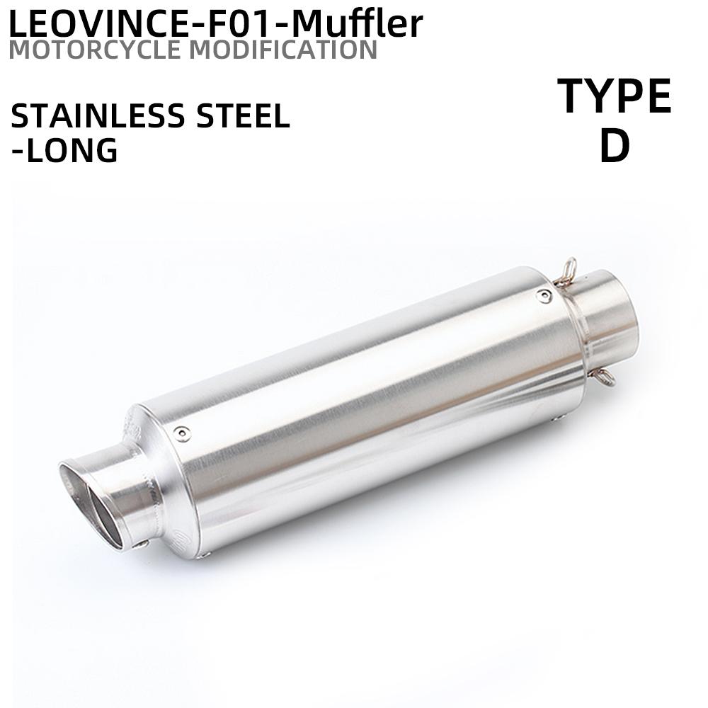 Universal 51mm Motorcycle Exhaust Carbon Fiber Muffler With DB Killer For R15 DUKE125 Z400 R25 Mt15 Cbr500 PCX