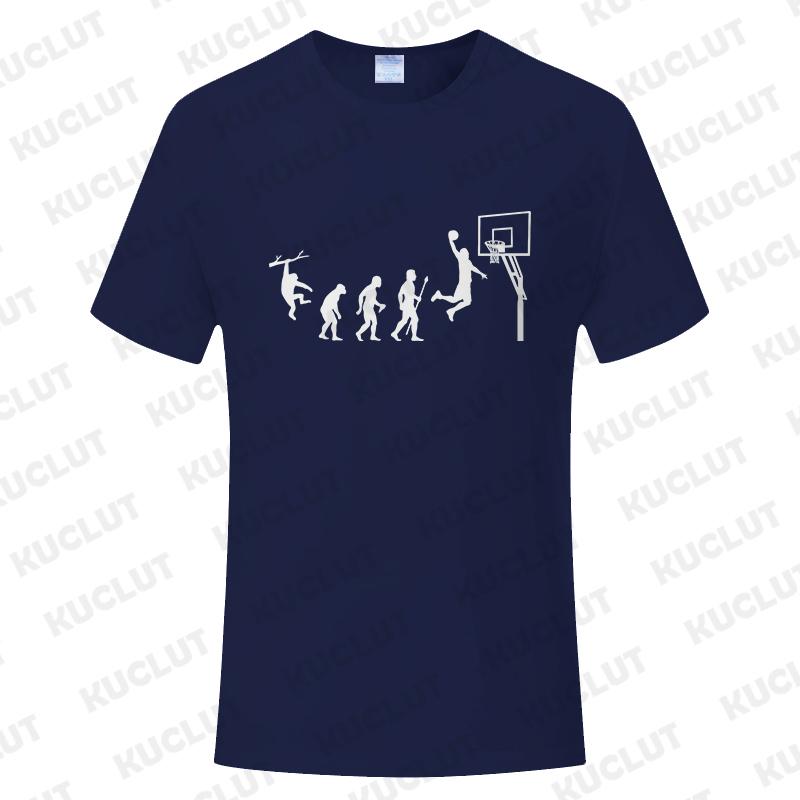 Fashion T-Shirts Male Tshirts Men Summer Tee Shirt Women Basketball Evolution Top Tees Casual Fashion Boy Brand Tee Clothing