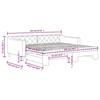 VidaXL Daybed with Trundle and Mattress Cream 100x200 Cm Fabric 3197453