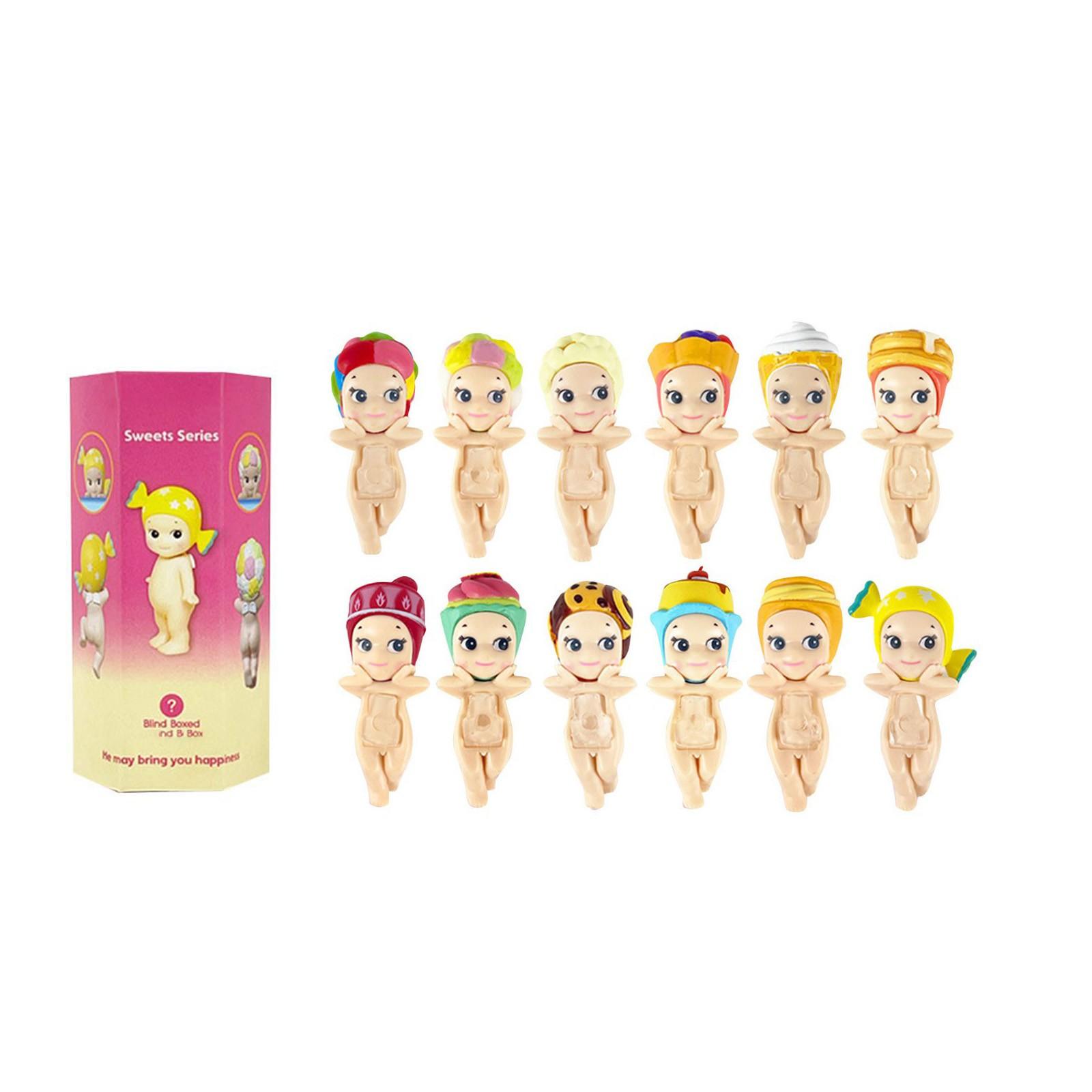 

Откройте для себя мистическое царство крылатых чудес: Интригующие фигурки ангелов в сюрприз-слепых коробках Angel Hippers Dreaming Series Figure One Size