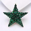 Fashion Star Luxury Crystasl Brooch Pin Badges Rhinestone Elegant Women Men Trendy Corsage Jewelry Bcukle Coat Pins
