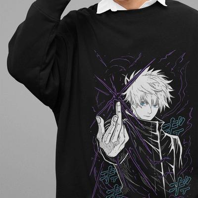 Jujutsu Kaisen Sweatshirt Gojo Satoru Pullover JJK Anime Pullover Toji Sukuna
