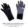 Abu Garcia Long Cuff Full Finger NP Size 1634057 Gloves, Gray, L,