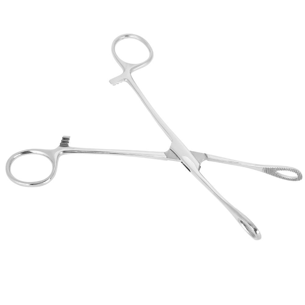 Body Piercing Pliers Tool Ear Lip Navel Nose Tongue Septum Sponge Forceps Clamp