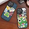 Keroro Frosch Cool Gunsou Feldwebel Handyhülle Für IPhone 16 15 14 13 12 11 Pro Max Plus Leder Stoßfeste Hülle
