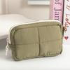 High Quality Nylon Makeup Bag Waterproof Zipper Cosmetic Bag Partition Design Toiletry Bag Home Travel