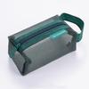 Portable Vintage Three-dimensional Square Nylon Mesh Coin Purse Transparent Cosmetic Bag Large Capacity Key Makeup Earphone Bag