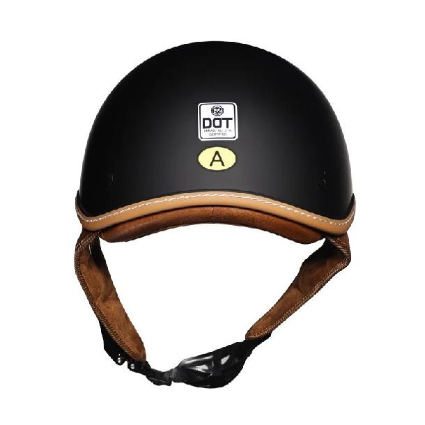 Retro and Vintage Half Open Face DOT Approved Motorcycle Helmet for Man and Woman