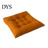 Anti-skid Seat Protector Corduroy Chair Cushion with Ties, Soft Square Pad, Non-Slip Washable Dining Pad Warm for Reading Nook Floor, Office