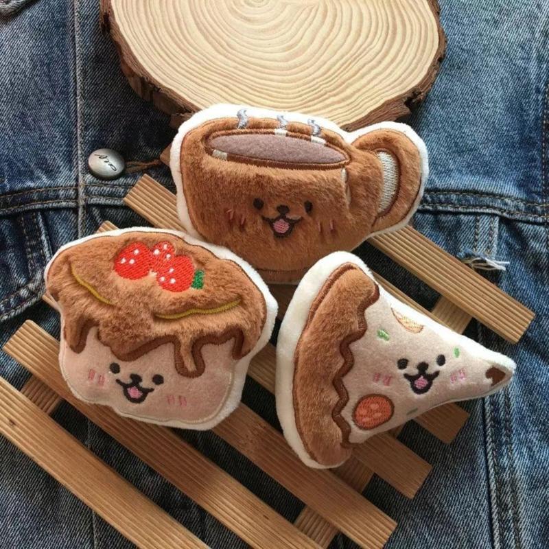 Engaging Dog Plush Squeaky Toy with Builtin Sound Maker Playtimes Interaction Indoor Entertainment Activity Toy