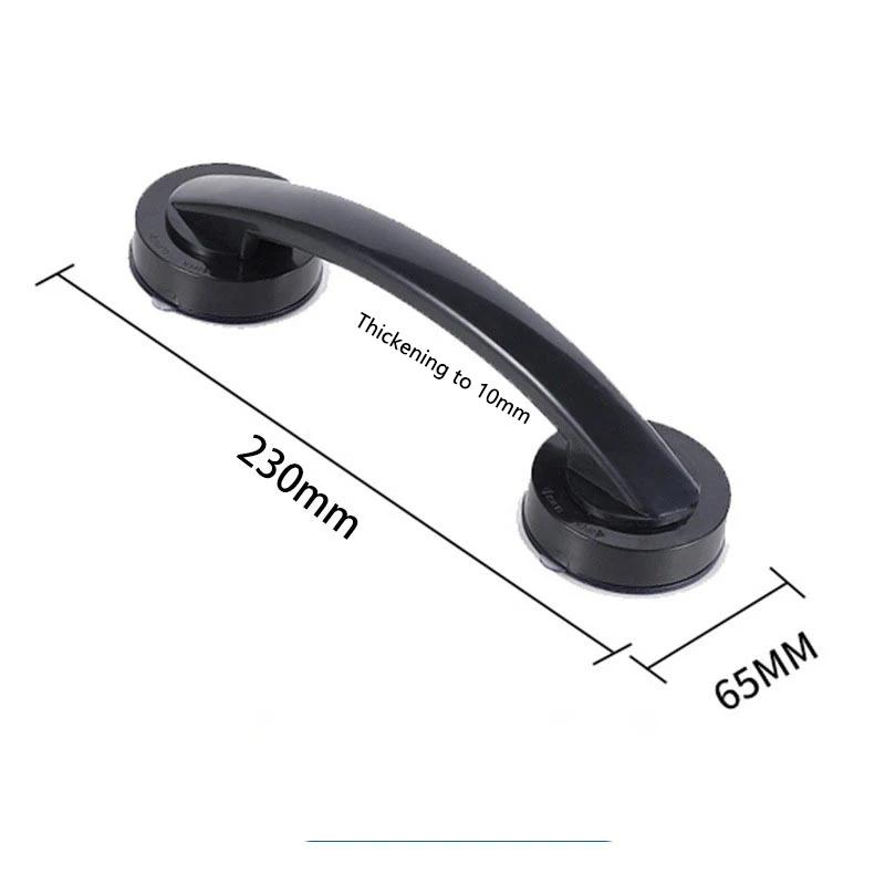 Hot 1/2Pcs Safety Helping Handle Anti Slip Support Toilet Bathroom Safe Grab Bar Handle Vacuum Sucker Suction Cup Handrail