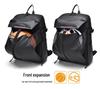 Men's Large Capacity Motorcycle & Travel Backpack with Helmet/Basketball Holder