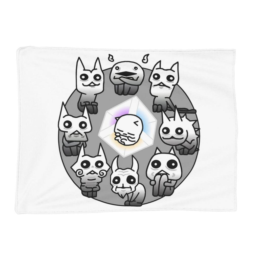 Battle Cats Mobile Games Blankets Soft Warm Flannel Throw Blanket Bedspread for Bed Living Room Picnic Travel Home Sofa