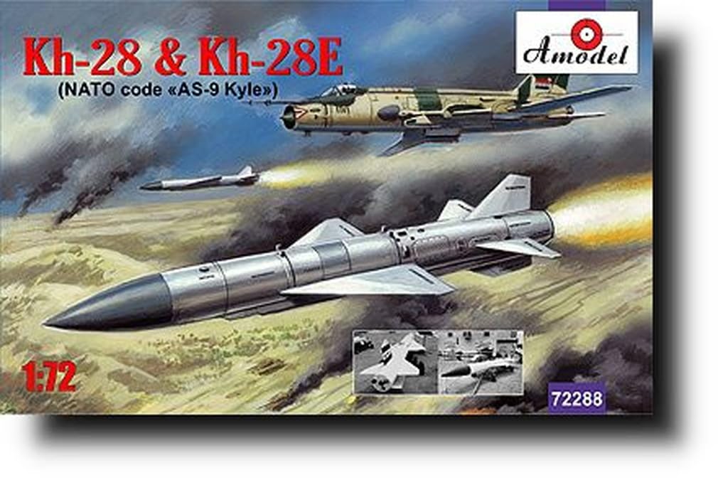 

Пластиковая модель ракеты AM72288 1/72 Х-28/28Э противорадиолокационная