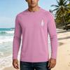 Men's Long Sleeve UPF 50 Plus Sun Protection Shirt Basic Breathable Loose Fit Outdoor Casual T-Shirt with Quick Dry Cooling Fabric