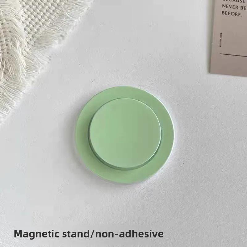 Per Magsafe Magnetico Carino Caramella Retrattile Airbag Supporto Stand Ins Colore Solido Rotondo Impugnatura Telefono Porta Carica Wireless Dito