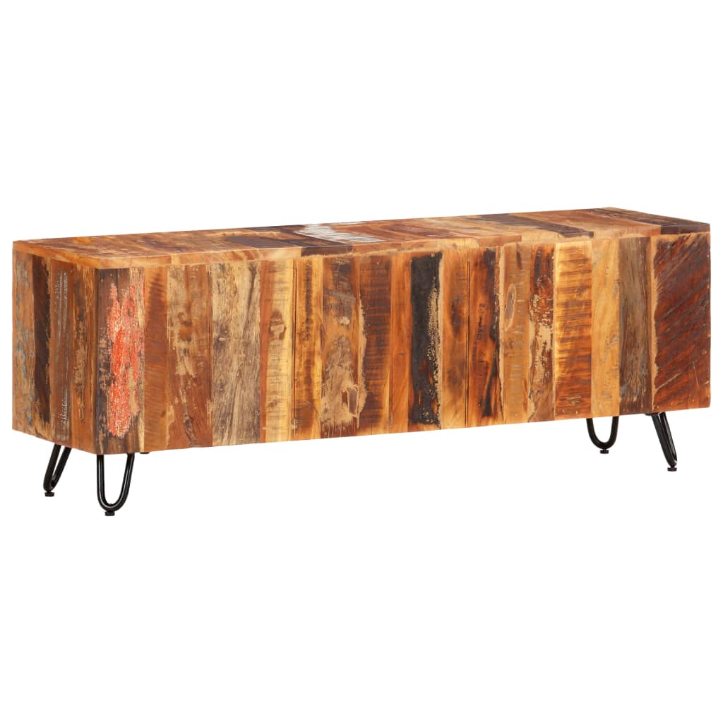 Vidaxl Szafka Pod Telewizor, 110X30X40 Cm, Lite Drewno Odzyskane