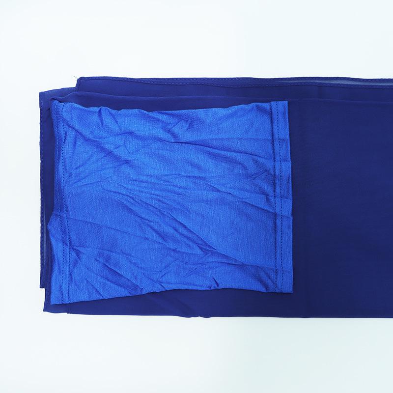 Perlchiffon Baumwolle Damen Schal & Schlauchmütze Set