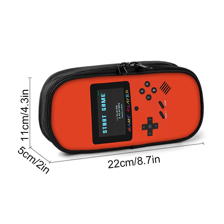Hot Sales Games Console Layered Pencil Case For Boy/Girls Best Gifts 2D Flat Cartoon Pen Bag School Supplies For Children