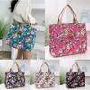 Large Capacity Casual Handbag Portable Mommy Bag Portable Floral Print Tote Bag  Picnic