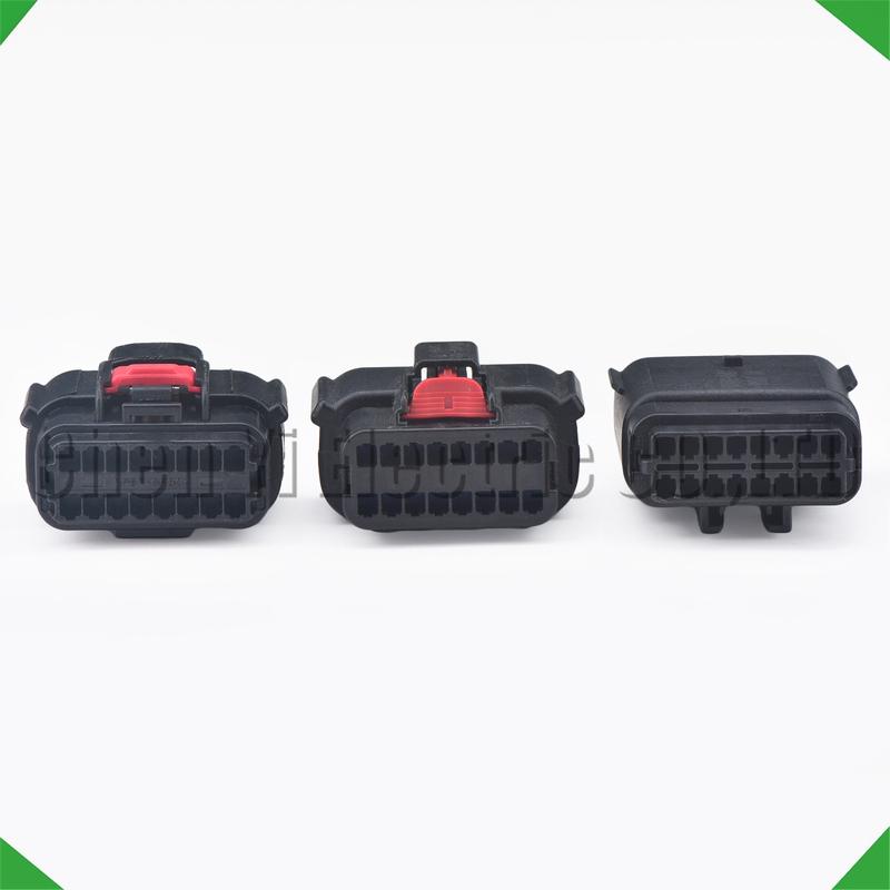 16 Pin Auto Connectors Headlight Lamp Light Wire Harness Plug 33472-1601 33482-1606 54241630 For Ford Focus GM Lincoln Dodge GMC