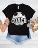 Soccer Coach Tee, Vintage Soccer Ball Graphic Shirt, Unisex Soccer Season Tshirt, Gift for Coach, 6 Colors Available, Soft & Comfortable,