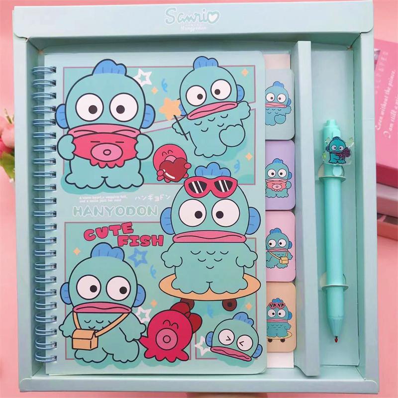Latest   Kuromi My Melody Cinnamoroll Pompompurin Notebook Hand Ledger Suit Notepad Stationery Box Fashion Cute